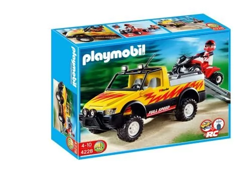 Playmobil 4228 - Pick-up z quadem wyścigowym