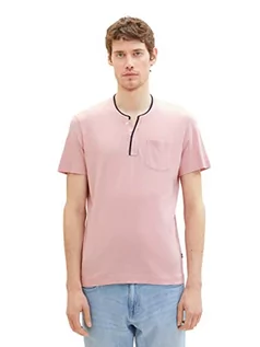Koszulki męskie - TOM TAILOR Koszulka męska 1036367, 11055-Morning Pink, 3XL, 11055 – Morning Pink, 3XL - grafika 1