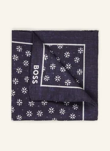 Boss Poszetka C-Pocket blau - Krawaty i muchy męskie - miniaturka - grafika 1