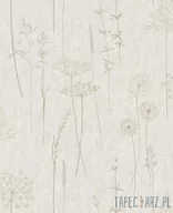 Tapety - Superfresco Easy Beżowa tapeta w srebrne polne kwiaty 104887_opcje - miniaturka - grafika 1