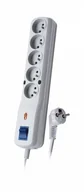 Listwy zasilające - Lestar LISTWA ZASILAJĄCA 5W5 m SZARA LV530W 5m GRAY - miniaturka - grafika 1