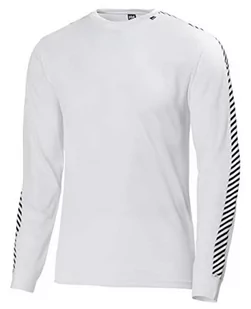 Helly Hansen Lifa Stripe Crew White L - Skarpetki męskie - miniaturka - grafika 1