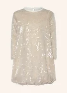 Sukienki - Billieblush Sukienka Z Cekinami I Rękawami 3/4 gold - miniaturka - grafika 1