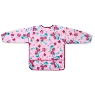 Śliniaki i fartuszki - BabyOno Śliniak Z Długim Rękawem FLORAL 1477/01 - miniaturka - grafika 1