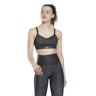Bielizna sportowa damska - Damski biustonosz w plamki Reebok Lux Multi-Colored - miniaturka - grafika 1
