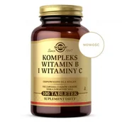 Witaminy i minerały - Solgar POLSKA SP Z O.O Kompleks Witamin B i Witaminy C 100 tabletek - miniaturka - grafika 1