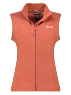 Kamizelki damskie - Geographical Norway Kamizelka polarowa "Vug" w kolorze pomarańczowym - miniaturka - grafika 1