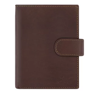 Portfel skórzany w kolorze brązowym EM 32 - EM Men's Accessories - Portfele - miniaturka - grafika 1