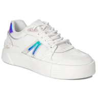 Moda i Uroda OUTLET - Lacoste Damskie Półbuty BIałe-41 - miniaturka - grafika 1