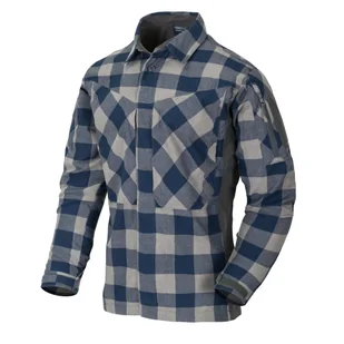 Koszula z długm rękawem Helikon-Tex MBDU Flannel - Slate Blue Checkered XS - Odzież taktyczna i umundurowanie - miniaturka - grafika 1