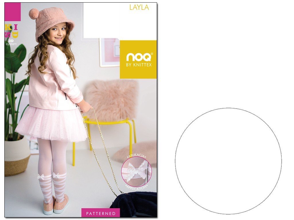 Dziewczęce Rajstopy Z Mikrofibry Kokardki 122-128 Bianco