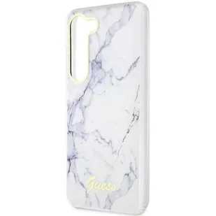 Etui Guess GUHCS23SPCUMAH do Samsung Galaxy S23 S911 biały/white hardcase Marble - Etui i futerały do telefonów - miniaturka - grafika 6