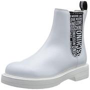 Botki damskie - Love Moschino Damskie buty Ja21134g1gia010037 W. botki, białe, 4 UK, biały, 37 EU - miniaturka - grafika 1