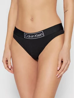 Majtki damskie - Calvin Klein Underwear Stringi 000QF6774E Czarny - grafika 1