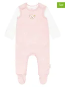 Śpiochy dla niemowląt - Steiff 2-częściowy zestaw w kolorze jasnoróżowo-białym - miniaturka - grafika 1