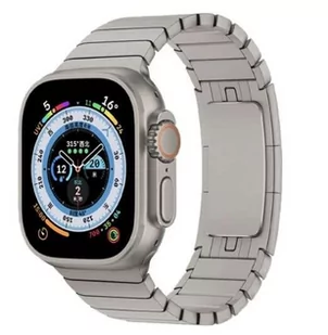 OPASKA PASEK TITANIUM "4" Apple Watch 1/2/3/4/5/6/7/8/9/SE/Ultra/Ultra2 42/44/45/49mm tytanowa - Akcesoria do smartwatchy - miniaturka - grafika 1