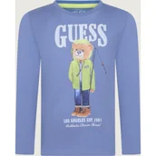 Koszulki dla chłopców - Guess Longsleeve | Regular Fit - miniaturka - grafika 1