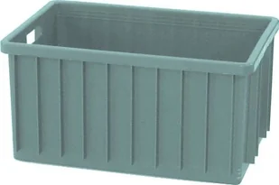 Artech Pojemnik magazynowy, wym. 60 x 40 cm, kolor, atest na kontakt z żywnością szary - Pojemniki przemysłowe - miniaturka - grafika 1