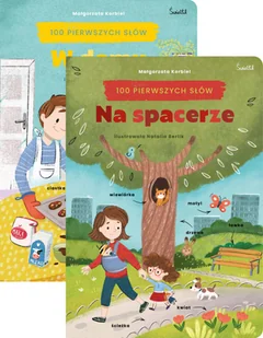 Pakiet 100 pierwszych słów W domu, Na spacerze - Książki edukacyjne - miniaturka - grafika 1