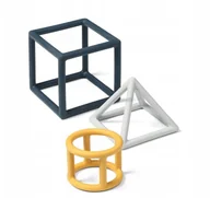 Gryzaki dla dzieci - BabyOno Edukacyjne gryzaki. Geometric - miniaturka - grafika 1