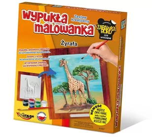 Wypukła Malowanka Zoo Żyrafa - Zabawki kreatywne - miniaturka - grafika 1