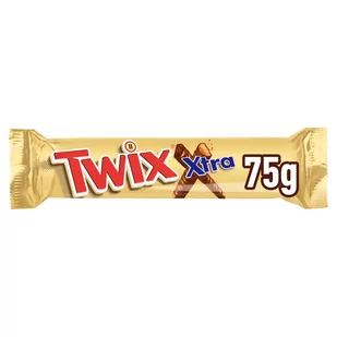 Twix Xtra Baton z ciastkami i karmelem oblany czekoladą 75 g (2 x 37,5 g) - Batoniki - miniaturka - grafika 1