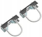 Uchwyty i mocowania do anten satelitarnych - OBEJMA Zaciskowa CYBANT x2 Anteny Siatkowej Cybanty UCHWYT Antenowy CTV - miniaturka - grafika 1