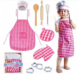 ZESTAW MAŁEGO KUCHARZA STRÓJ+AKCESORIA MASTERCHEF - Zabawy w naśladowanie dorosłych - miniaturka - grafika 1