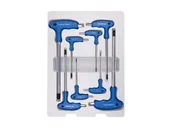 Zestawy narzędziowe - KING TONY Zestaw imbusów z uchwytem L 1165, HEX, 2-10 mm - miniaturka - grafika 1