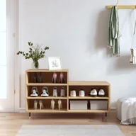 Wieszaki i stojaki - vidaXL Szafka na buty, dąb sonoma, 102x36x60 cm - miniaturka - grafika 1