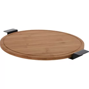 Deska Do Serów I Serwowania Przekąsek, Bambusowa, Obrotowa, Ø 40 Cm - Tace i patery - miniaturka - grafika 1