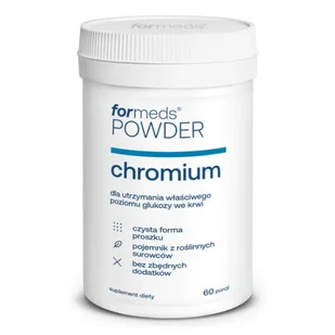 F-CHROMIUM (chrom) 200 Formeds 60 porcji suplement diety - Witaminy i minerały F-CHROMIUM (chrom) 200 Formeds 60 porcji suplement diety - Witaminy i minerały - miniaturka - grafika 1