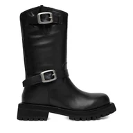 Botki damskie - Botki G-Star Raw EO-ERVA-LT2520-101 Czarny - miniaturka - grafika 1