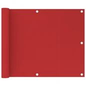 Markizy - vidaXL Lumarko Parawan balkonowy, czerwony, 75x300 cm, HDPE! 311004 - miniaturka - grafika 1