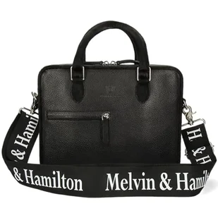 Melvin & Hamilton Skórzana torebka Vancouver, czarny - Torebki damskie - miniaturka - grafika 1