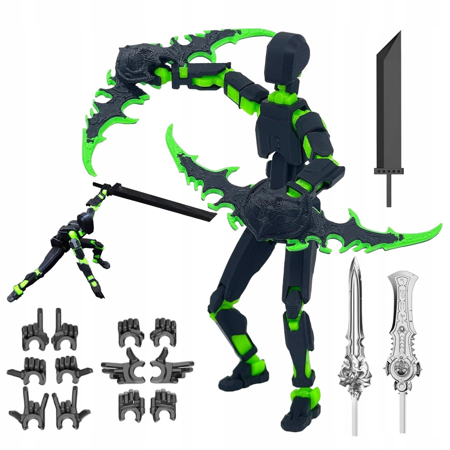 T13 Figurki Akcji Ruchomy Robot Drukowany Manekin 3D Dla Dzieci