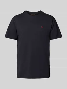 T-shirt z wyhaftowanym logo - Koszulki męskie - miniaturka - grafika 1