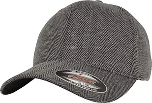 Flexfit Czapka Herringbone Melange Baseball Cap wielokolorowa czarny/szary S-M 6277HM - Czapki damskie - miniaturka - grafika 1