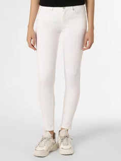 Spodnie damskie - Opus - Jeansy damskie  Emla clear, biały - grafika 1