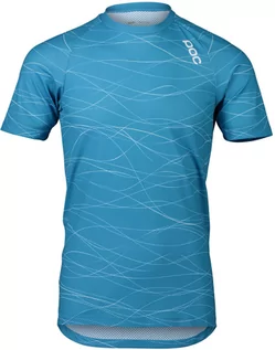 Koszulki rowerowe - POC POC MTB Pure Tee Men, lines basalt blue S 2021 Koszulki MTB i Downhill PC528428388SML1 - grafika 1