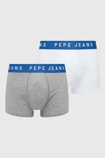 Majtki męskie - Pepe Jeans bokserki 2-pack męskie kolor szary - grafika 1