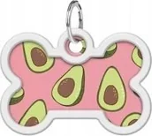 Odblaski i adresówki - Collar WAU DOG SMART ID ADRESÓWKA KOŚĆ AVOKADO - miniaturka - grafika 1