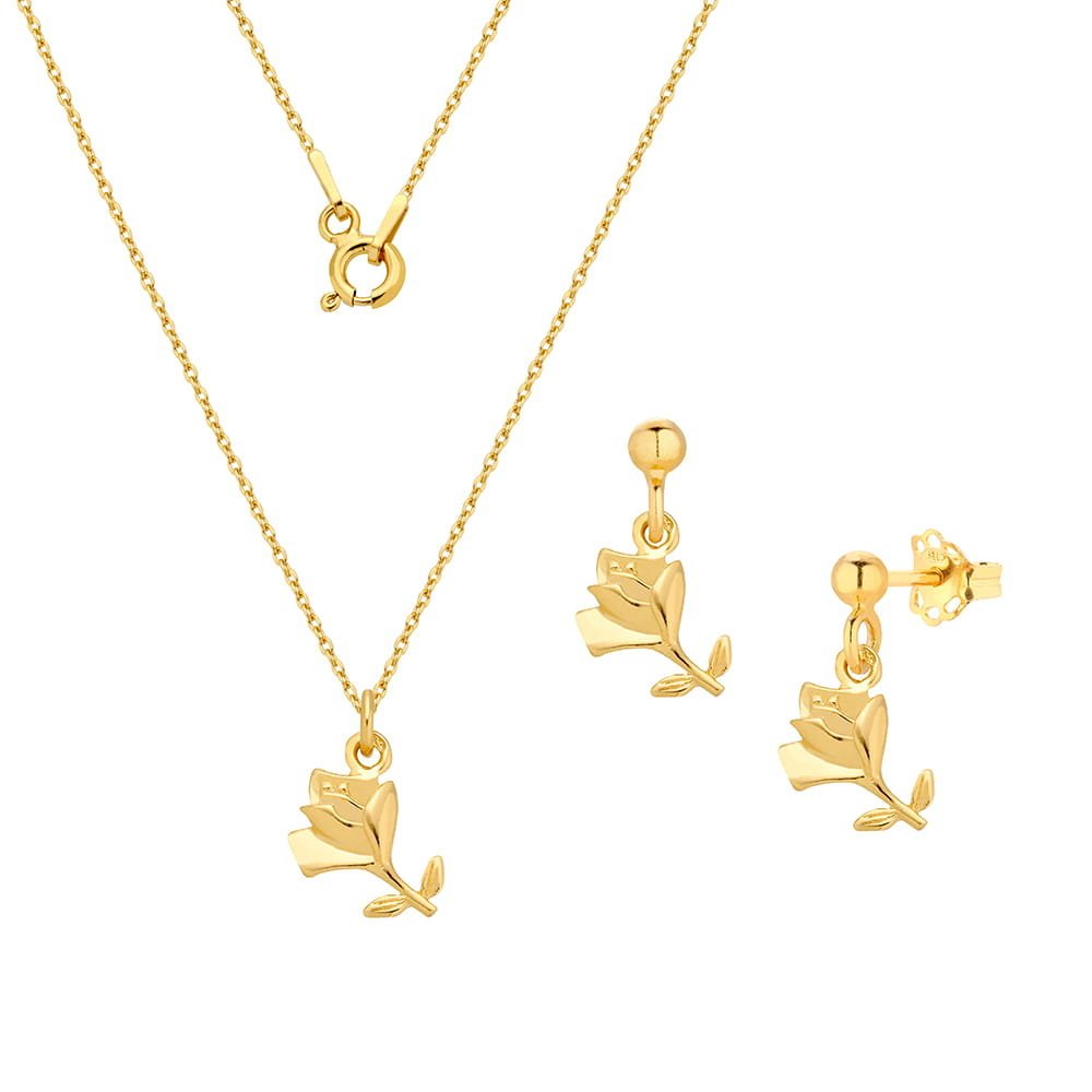 MYNESS Komplet z różą /341/