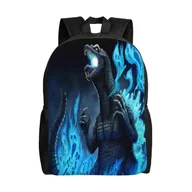Torebki damskie - a475 Plecak Godzilla dla dzieci chłopców dziewcząt, torba szkolna o dużej pojemności z regulowanymi paskami, lekki plecak, wodoodporny bqdt475 - miniaturka - grafika 1