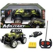 Zabawki zdalnie sterowane - Askato Auto Jeep wojskowy na radio 1:18 ASKATO - miniaturka - grafika 1