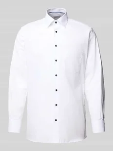 Koszula biznesowa o kroju modern fit z listwą guzikową - Koszule męskie - miniaturka - grafika 1