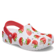 Buty dla dziewczynek - Klapki Crocs Kids’ Classic Fresh Fruits Clog 211020 Biały - miniaturka - grafika 1