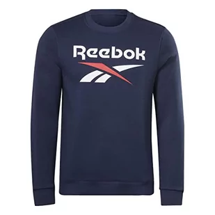 Reebok Męska bluza z dużym logo, wektor granatowy, XL, Vector Navy, XL - Bluzy męskie - miniaturka - grafika 1