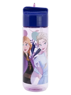 Disney Frozen Bidon "Frozen" w kolorze fioletowym - 540 ml - Sztućce dla dzieci - miniaturka - grafika 1