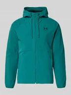 Kurtki i kamizelki sportowe męskie - Kurtka o kroju regular fit z nadrukiem z logo model ‘Vibe’ - miniaturka - grafika 1